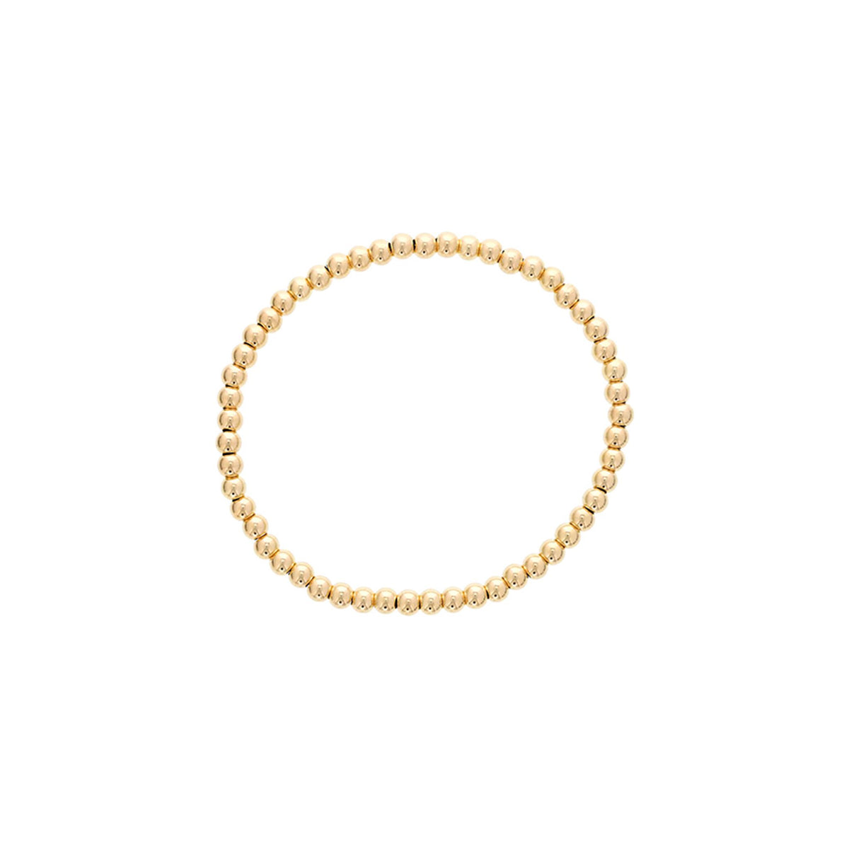 Gold Filled Yellow Gold Bead Bracelet