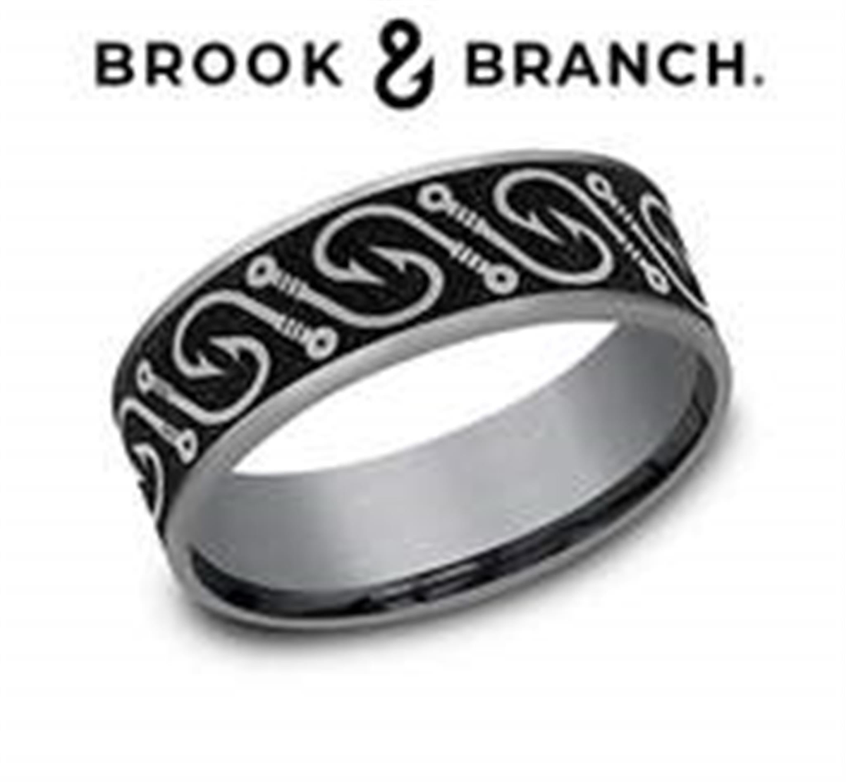 Brook  Branch Tantalum And Black Titanium Band