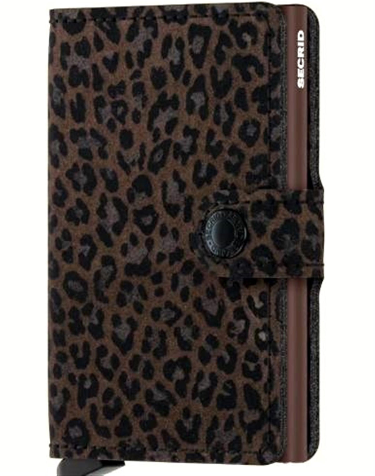 Secrid Miniwallet - Leo Collection Flock Print  - Brown