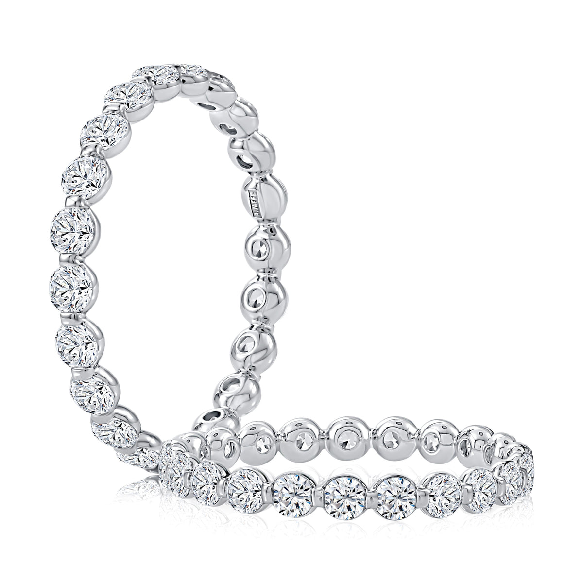 A.Jaffe Lotus Collection 1.10cttw Diamond Eternity Wedding Band