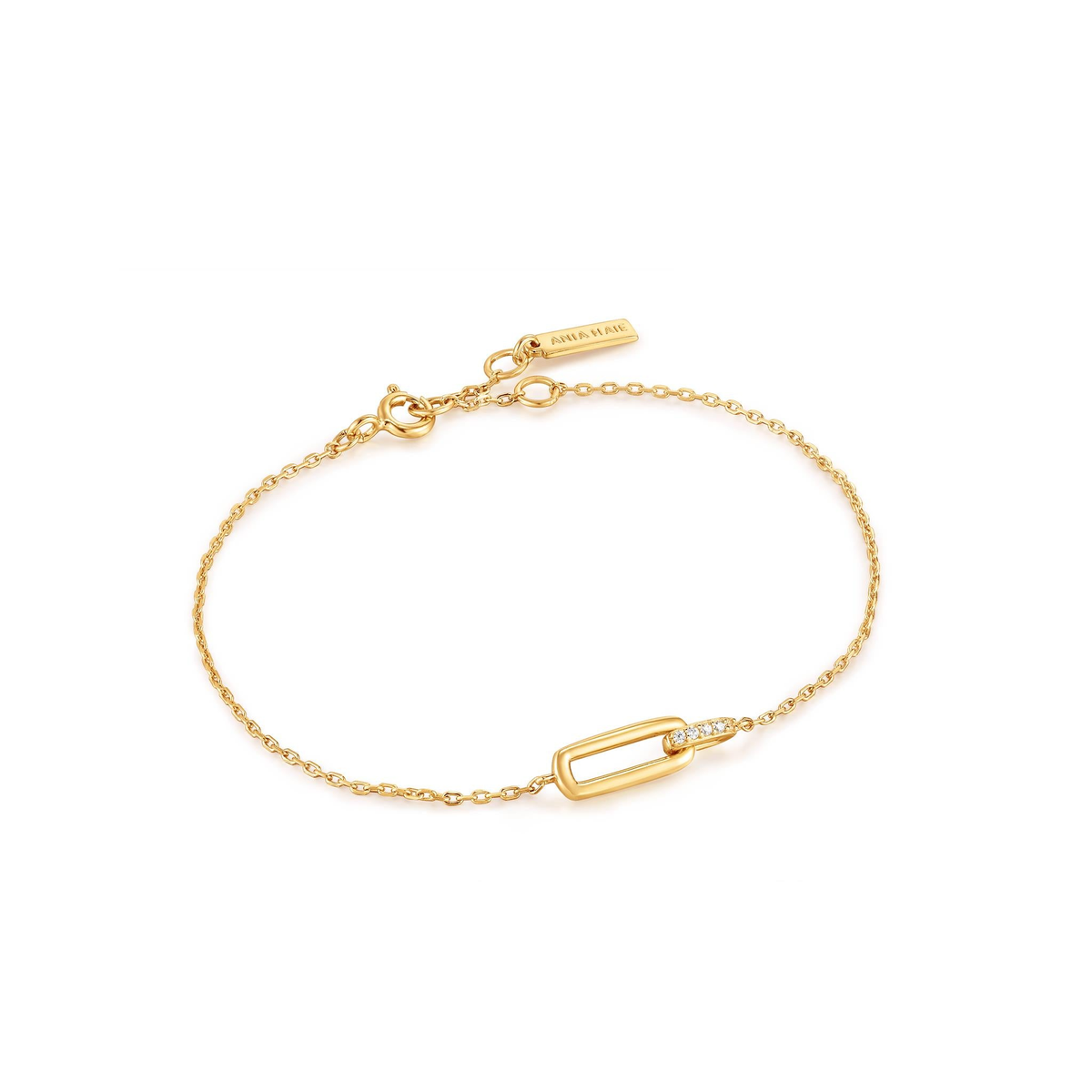 Ania Haie Interlock CZ Bracelet