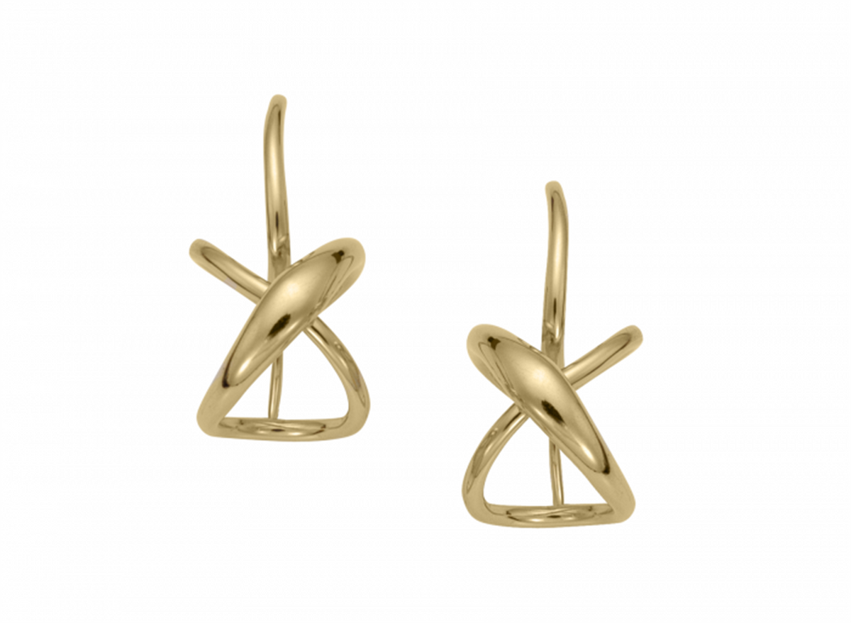 E.L. Designs 14kt Gold Sercret Heart Earrings
