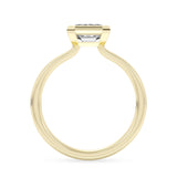 Yellow gold engagement ring