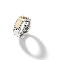 Sterling Silver & 18Kt Contemporary Fashion Ring