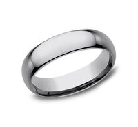 Tungsten Regular Dome 6mm Comfort Fit Wedding Band