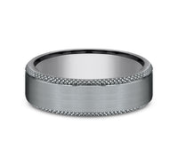 Grey Tantalum 'The Rogue' Wedding Band