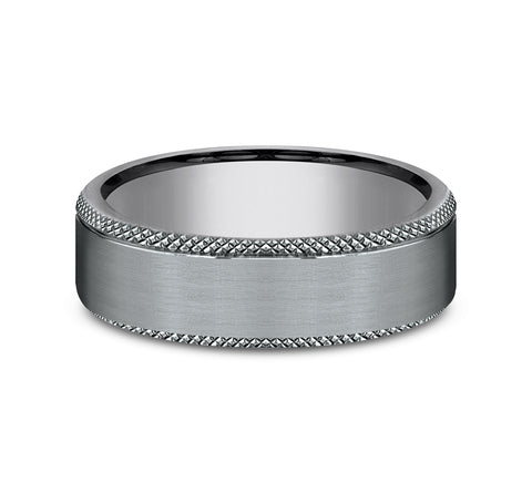 Grey Tantalum 'The Rogue' Wedding Band