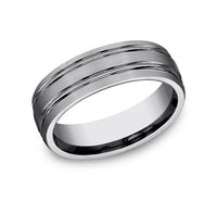 Tungsten 'The Predator' Wedding Band