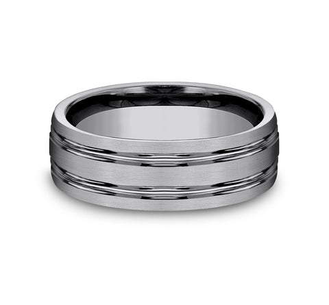 Tungsten 'The Predator' Wedding Band