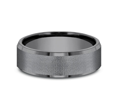 Dark Tantalum 'The Major' Wedding Band