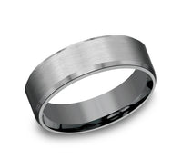 Grey Tantalum 'The Nobleman' Wedding Band