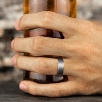 Grey Tantalum 'The Nobleman' Wedding Band