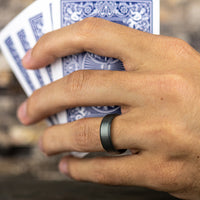 Dark Tantalum 'The Nobleman' Wedding Band