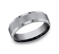 Grey Tantalum 'The Alpha' Wedding Band