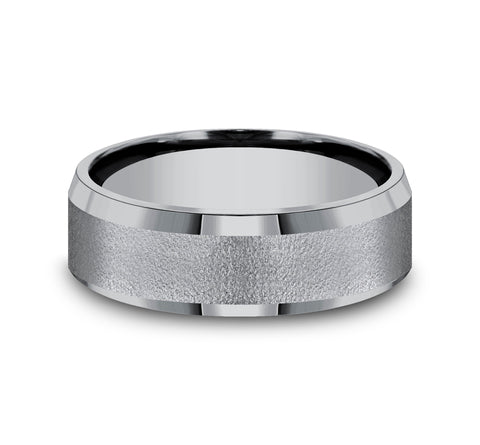 Grey Tantalum 'The Alpha' Wedding Band