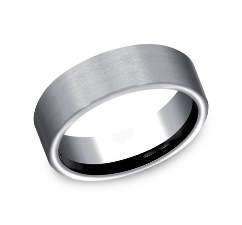 Grey Tantalum 'The Lieutenant' Wedding Band