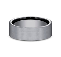 Grey Tantalum 'The Lieutenant' Wedding Band