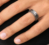Brook & Branch Grey Tantalum 'The Pointer' Wedding Band