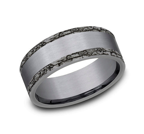 Gray Tantalum 'The Hadrian' Wedding Band