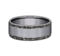 Gray Tantalum 'The Hadrian' Wedding Band