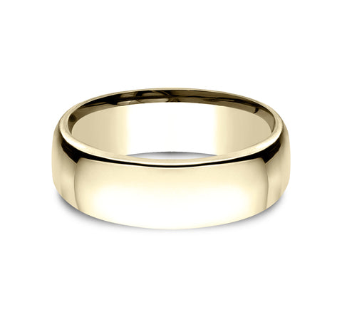 14Kt Yellow Gold Comfort Fit 7.5mm Plain Wedding Band