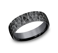 Dark Tantalum 'The Shredder' Wedding Band