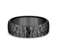 Dark Tantalum 'The Shredder' Wedding Band