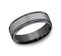 Dark Tantalum 'The Washington' Wedding Band
