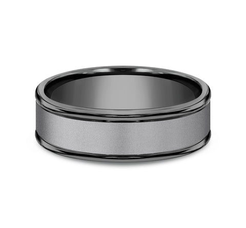 Dark Tantalum 'The Washington' Wedding Band