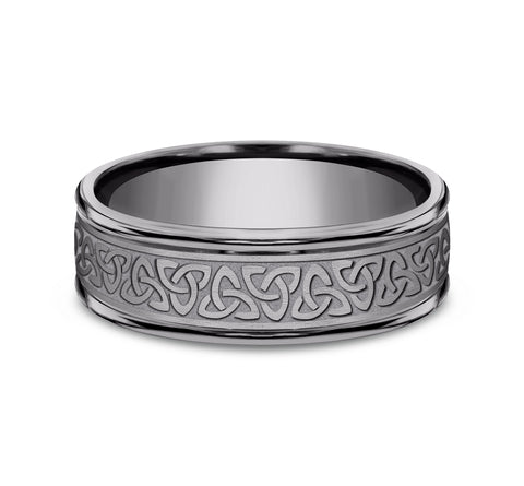 Grey Tantalum 'The Limerick' Wedding Band